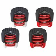 Trillingsdempers anti-vibratieset rood-wit 70-120 kg